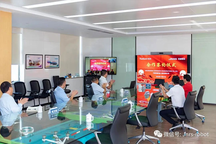 EBET易博机器人与泰国GSA合作签约，携手并进！